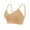 Beige, variant on Utoimkio Seamless Sports Bras for Women Crop Top Bra Wirefree Bra Removable Pads for Women Yoga Workout with Adjustable Straps