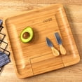 thumbnail image 5 of Vaiyer Home Bamboo Cheese Board Tray For All Occasions, Housewarming, Wedding, Holidays, Anniversary Gifts, Thanksgiving, 5 of 7