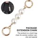 thumbnail image 5 of lote De 2 Rallonges De Sangle De Chane De Sac De Perles Perles D'imitation Sangle De Chane De Remplacement Pour Sac Main Sac Main, 5 of 5