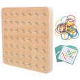 thumbnail image 4 of Shisuyan 1 Set Geoboard Geometric Shape Puzzle Peg Wood Board To Create Figures Shapes, 4 of 9