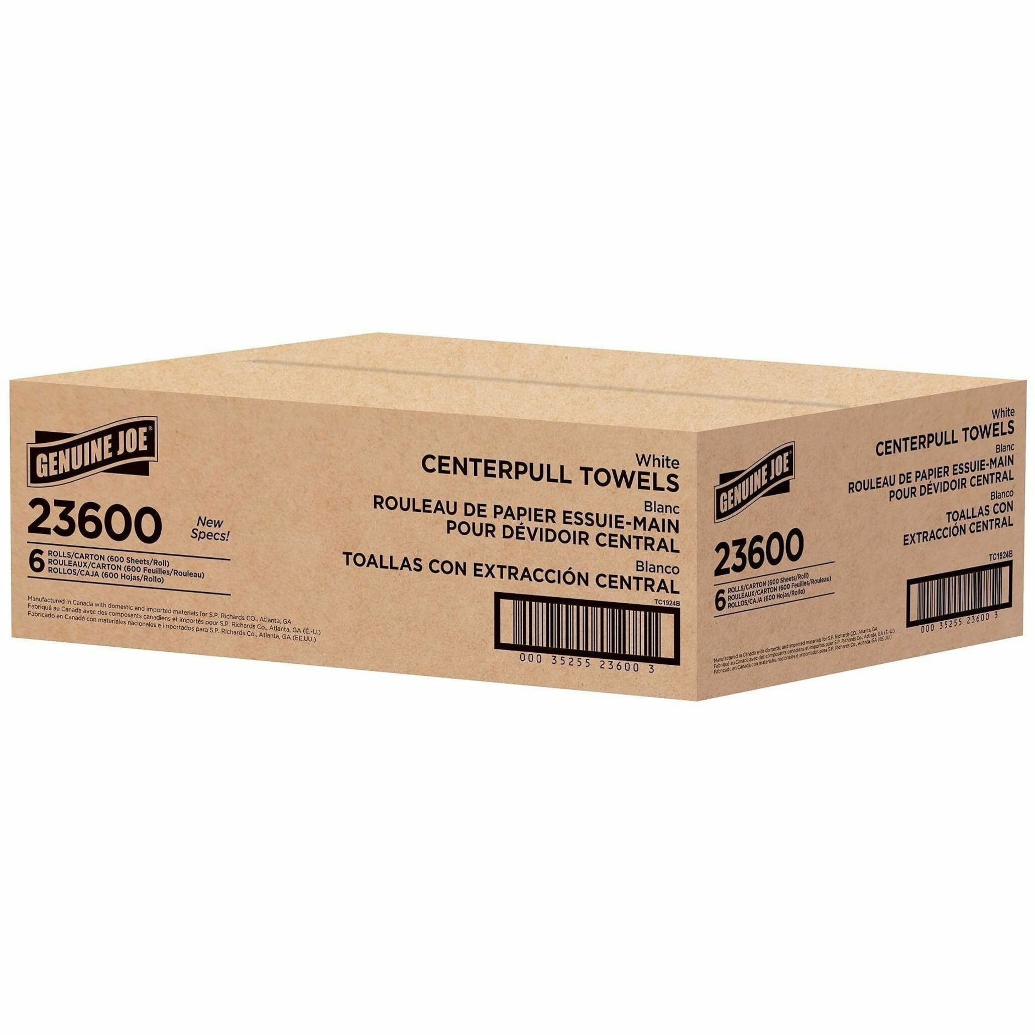 Genuine Joe Solutions Center Pull Paper Towels, 6 Rolls photo 3