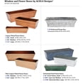 thumbnail image 6 of Achla C-20C Copper Plated Window Box - Med, 6 of 6