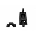 thumbnail image 3 of Renovator's Supply Offset Slide Bolt Latch 4" Wrought Iron Pig Tail Tip Slide Bolt, Black, 3 of 9