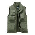 thumbnail image 3 of Birdeem Men's Outdoor Ulti-Pocket Cargo Zip-Up Fallow Sports with Turndown Collar, 3 of 12