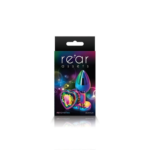 NS Novelties Rear Assets Multicolor Small Rainbow Anal Plug