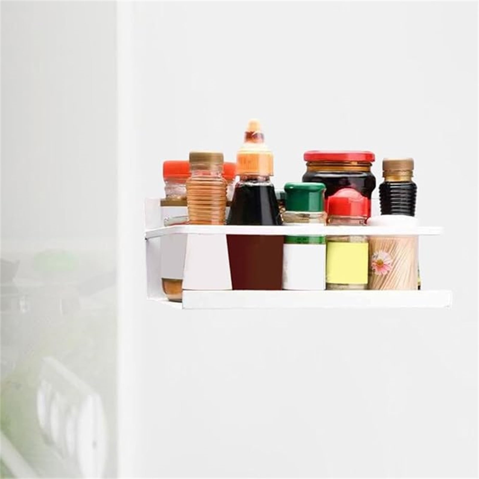 Magnetic Cup Holder, 3-Slot Magnetic Cup Storage Rack Holder,Magnetic Water Bottle Organizer Rack for Fridge, Magnetic Cup Organization Shelf for Workplace, Home, Kitchen