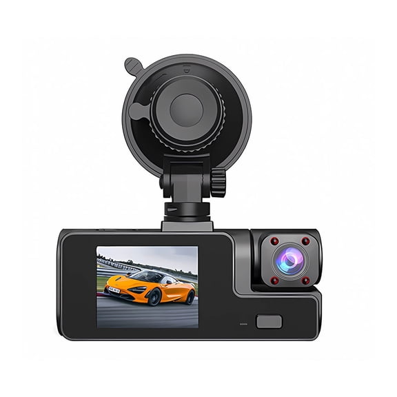 3-Channel Dash Cam Front Inside Rear, 1080P FHD Car Camera with Parking Monitor, Wide Angle Dashboard Camera for Vehicle Security