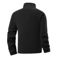 thumbnail image 4 of Men Winter Warm Versatile Outwear Coat Solid Color Long Sleeved Stand Up Collar Casual Outerwear With Pockets Daily Commute Street Style, 4 of 6