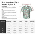 thumbnail image 3 of Maltese Dogs Rose Flower Floral Men'S 3d Print Casual Button Down Shirts, Novelty Hawaiian Short Sleeves 2xl, 3 of 7