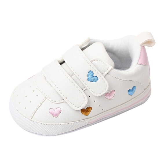 lnmuld Baby Boy Shoes,Spring and Summer Children Toddler Shoes Boys and Girls Sports Shoes Flat Bottom Light Double Strap Hook Loop Comfortable,Toddler Girls Sneakers & Running Shoes,Size 6-12 Months