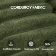 thumbnail image 5 of EHANCIS L-Shaped Cloud Sectional Sofa, Modern Modular Couch with Deep Seat & Plush Corduroy, No Assembly Required,Green, 5 of 6