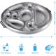 thumbnail image 3 of Portavasos flotante, bandeja inflable para bebidas de piscina con 8 orificios, portavasos de piscina de gran capacidad, enfriador de bebidas para piscina, cerveza, vino, comida, fruta,, 3 of 5