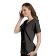 thumbnail image 4 of Landau Essentials Relaxed Fit 4-Pocket V-Neck Scrub Top for Women 8232, 4 of 10