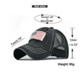 thumbnail image 3 of Vintage Baseball Hats American Flag Patch Breathable Mesh Classic Baseball Caps Adjust Cotton Running Ball Hats,usa hats,american flag hat for Women Men Baseball Cap,Army Green-31, 3 of 9