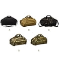 thumbnail image 3 of Toystoory de 35L, bolso cruzado de nailon, ganchos de nailon impermeables, bolsas de mensajero, suministros para senderismo, accesorios Mochilas de mochilero Camuflaje negro, 3 of 6