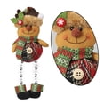 thumbnail image 3 of Herramienta para hornear galletas de fondant tridimensional con temática navideña con juego de sellos de émbolo, pan de jengibre para niño/niña, muñeco de nieve, Papá Noel, árbol de Navidad, reno,, 3 of 5