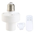 thumbnail image 2 of Portalámparas E26 E27, Casquillo De Bombilla Con Control Remoto ABS, Fácil De Instalar, De Bajo Consumo Para Garaje, 2 of 7