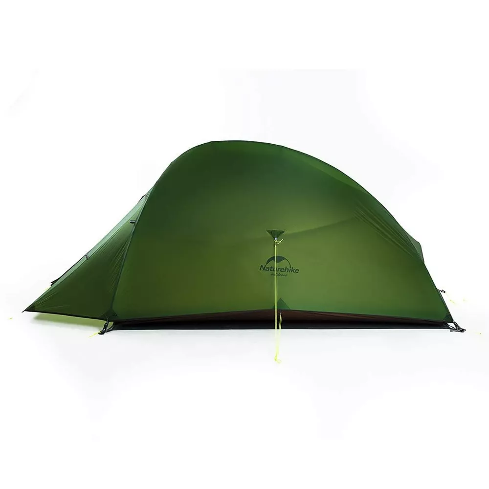Naturehike Cloud Up Free Standing 2 Person Backpacking Tent Ultralight Nylon Double Layer Camping Tents for Two Person,green