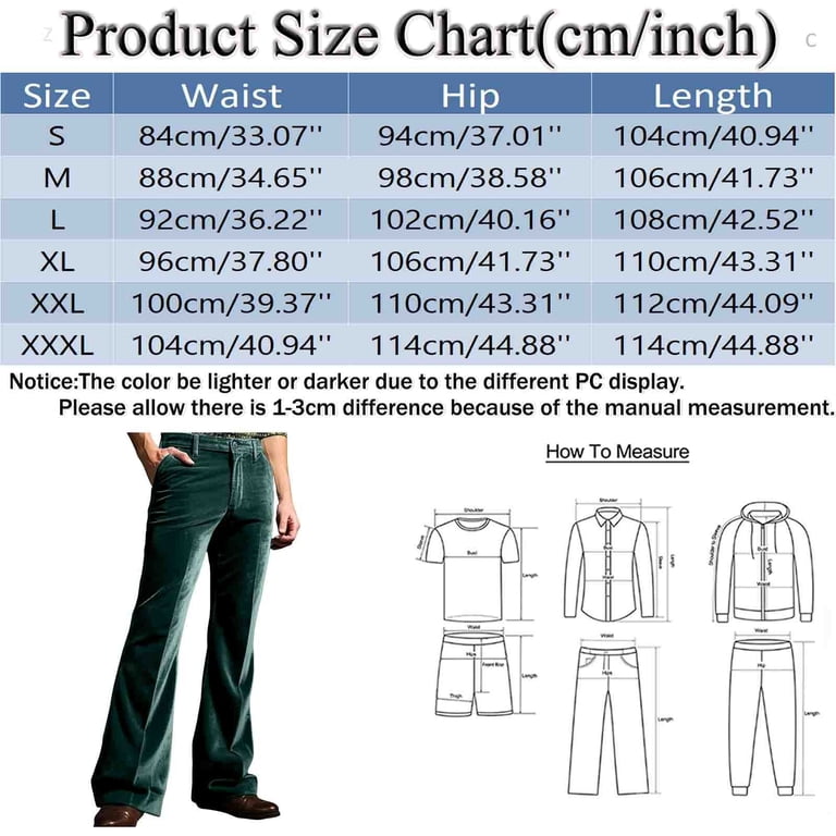 FINALGANG Men Flare Pants Solid Color High Waist Wide Leg Trousers