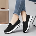 thumbnail image 2 of Women's Slip On Walking Shoes, Breathable Mesh Arch Support Sneakers, Summer Outdoor Beach Walking Shoes Comfort Non-Slip Orthopedic Casual Shoes for All Day Wear, 2 of 10