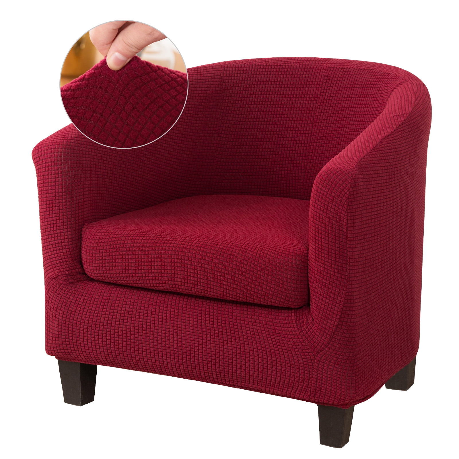 SHANNA Stretch Club Chair Cover Tub Chair Slipcover Couch Cover with