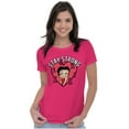 thumbnail image 3 of Betty Boop Breast Cancer Stay Strong Women's T Shirt Ladies Tee Brisco Brands S, 3 of 5
