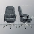 thumbnail image 2 of CoSoTower Massage Office Chair, Reclining Computer Chair with Adjustable Height and Footrest, Dark Grey, 2 of 7