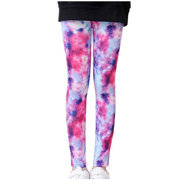 QIPOPIQ Leggings pour Filles Pantalons Doux et Confortables pour Filles de 4 à 12 Ans Leggings Athlétiques pour Filles Liquidation