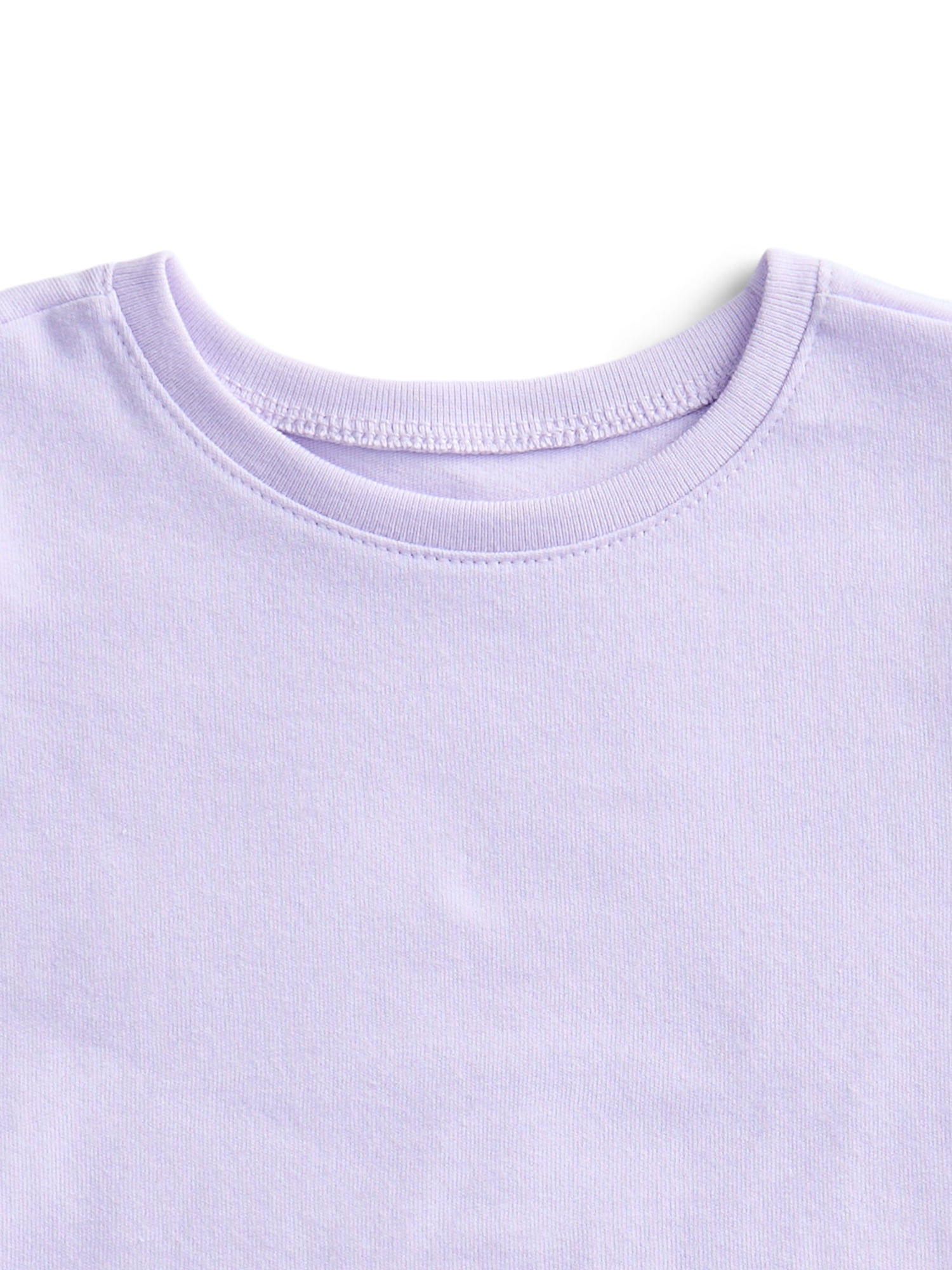 Wonder Nation Baby Girls Short Sleeve Tees, 3-Pack, Sizes 0-24 Months