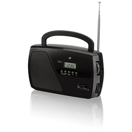 Am Fm Radio Portable, Black Shortwave Am/fm Clock Bluetooth Digital Shower