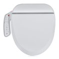 thumbnail image 1 of Asiento de inodoro para bidé ZMJH ZMA102D, redondo, inteligente, blanco, 1 of 8