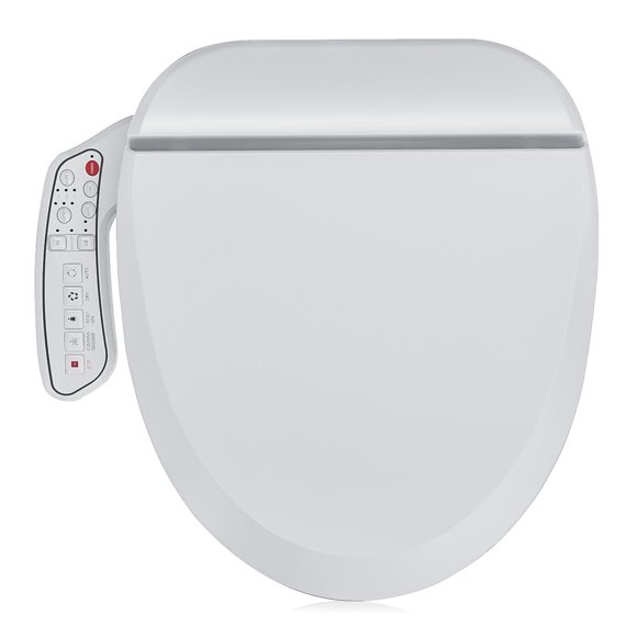 Asiento de inodoro para bidé ZMJH ZMA102D, redondo, inteligente, blanco