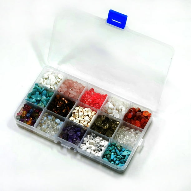Naiovety Juego de cuentas de cristal, pulseras hechas a mano, collar, anillos, piedras bohemias estéticas, fabricación de joyas, artesanía artística Artesanía Naiovety HA010488-00B