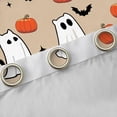 thumbnail image 4 of Feelyou Teens Funny Ghost Black Out Curtains, Cartoon Black Cat Curtains Pack of 2 (42x63 Each), Halloween Bat Pumpkin Bedroom Curtains, Blackout Curtains Home Decor, 4 of 6