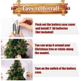 thumbnail image 7 of Artificial Christmas Garland String Lights with Snowy Red Berries 20 LED Lights Battery Operated for Xmas Mantle Indoor Outdoor Holiday Christmas Thanksgiving Decoration,5.9FT, 7 of 7