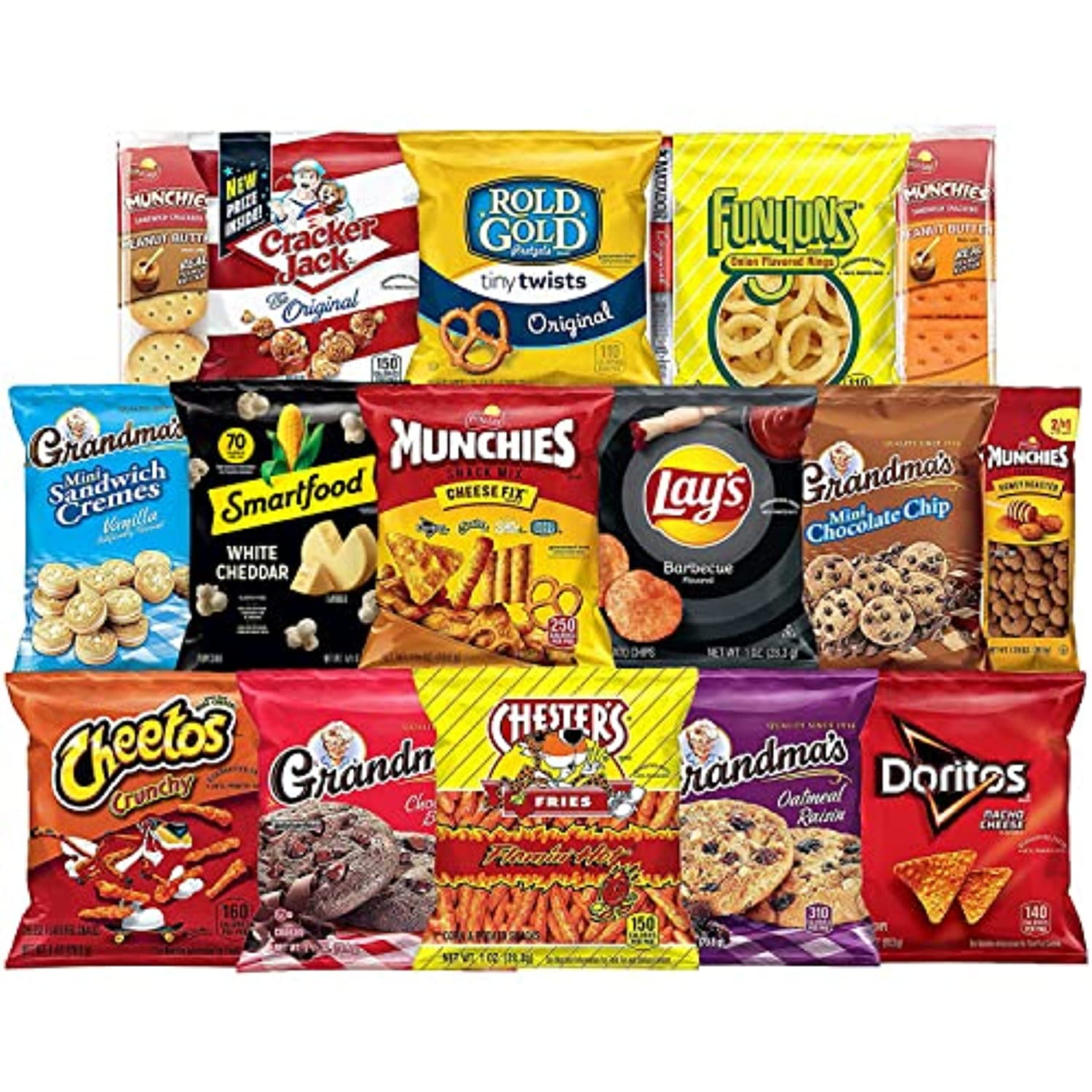 Frito-Lay Ultimate Snack Care Package, Variety Assortment Of Chips, Cookies, Crackers & More, 40 Count