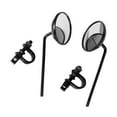 thumbnail image 4 of koolsoo 2 Pcs Rétroviseurs de Moto Génériques Rétroviseurs Latéraux Ronds Extérieur Robuste Installation Facile Remplacement Direct Fer Réglable Noir, 4 of 9