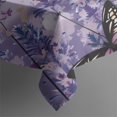 thumbnail image 5 of Purple Butterfly Flower Pattern Square Tablecloth,Waterproof Square Table Cover,Wipeable Spillproof Washable Table Cover for Home Kitchen Party Decor 42"X42"(107x107cm), 5 of 6