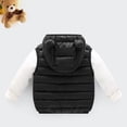 thumbnail image 4 of Esaierr Boys Girls Warm Puffer Down Vest for Toddler Baby Lightweight Bear Ears Hooded Sleeveless Cotton Jacket for 1-5Y, 4 of 6
