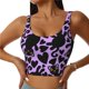 thumbnail image 1 of Balery Cartoon Black Cats Sujetadores deportivos con espalda cruzada para mujer, acolchados, sin costuras, de alto impacto, ideales para yoga, gimnasio, entrenamiento y fitness.-Medium, 1 of 8