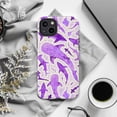 thumbnail image 6 of Violet Whale Shark & Ocean Life Phone Case, Lavender Underwater Pattern iPhone Cover, Unique Protective Case for iPhone 17 16 15 14 13 12 11, 6 of 6