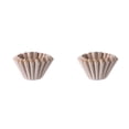 thumbnail image 2 of YWIYIUD 150PCS Bowl Shaped Artifical Paper Round Coffee Filter Natural Brown BasketFilters Disposable Small Coffee Filters for Home Cafe Use Coffee Filter, 2 of 2