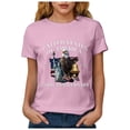 thumbnail image 4 of Duqingm Custom Usa Eagles 250th Anniversary Women's 250th America Anniversary Casual Printed Crew Neck T-Shirt USA Flag Tee 250 Years of Freedom Shirt Pink,M, 4 of 7