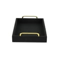 thumbnail image 4 of Canter Isle Linen Black Tray, 4 of 7
