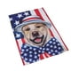 thumbnail image 4 of Bandera de jardín americana,Bandera de jardín americana Bandera de jardín de perro resistente a la intemperie Bandera de jardín de perro americano Materiales ecológicos, 4 of 8