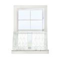 thumbnail image 2 of Melody Jacquard Lace Window Curtain Tiers Pair 56" x 24" in White, 2 of 5