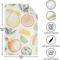 thumbnail image 2 of Coolnut Kitchen Dish & Tea Towel Pear Lemon Orange Reusable Cloths for Cooking and Drying Dishes for Home Kitchen Cleaning, 28x18in-1PC, 2 of 6