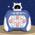 thumbnail image 1 of Juego Rápido De Empuje Pop Push Bubble Fidget Reaction Ability Stress Relieve para niños Regalos (Azul), 1 of 7