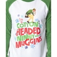 thumbnail image 2 of Elf The Movie Mens' Film Cotton-Headed Ninny-Muggins Buddy Christmas Holiday 2pc Sleep Pajama Pant Set, 2 of 6