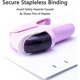 thumbnail image 3 of Staple-Free Stapler, Manual Staplers, Portable Stapleless Stapler for Booklets, Magazines, Brochures, Blue, 3 of 3